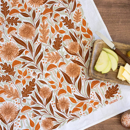 Savor the Seasons Fall Tea Towel