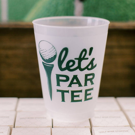 Let's ParTee Golf Frosted Cups