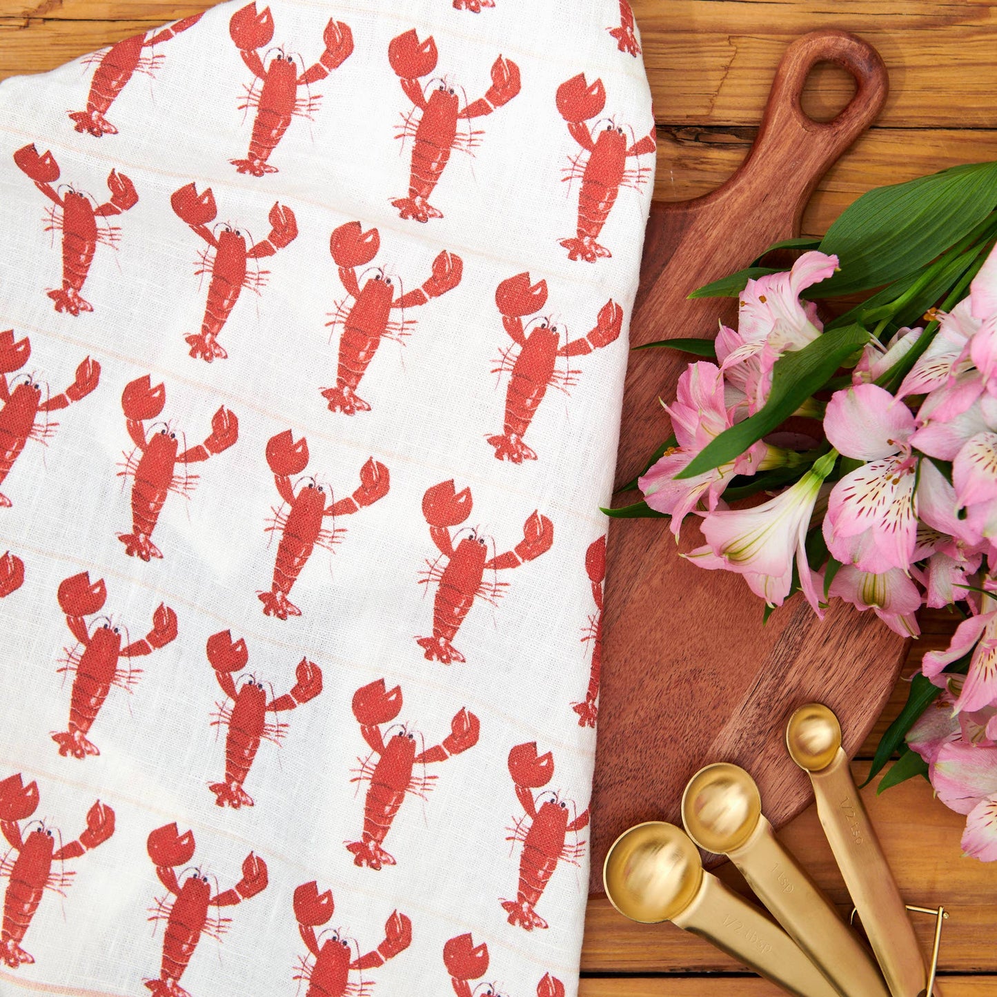 Lobster Linen Kitchen Towel