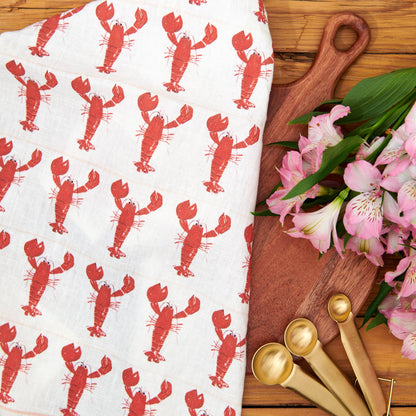 Lobster Linen Kitchen Towel