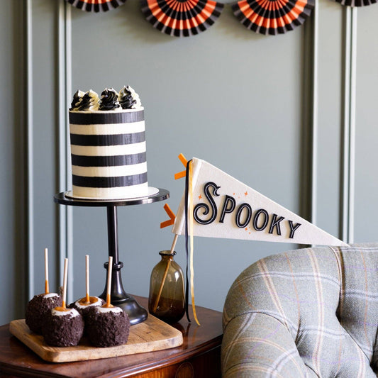 Spooky Felt Pennant