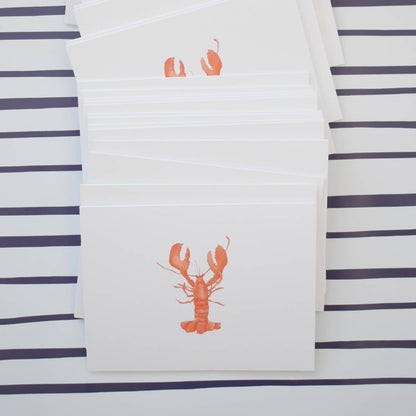 Lobster Boxed Note Cards