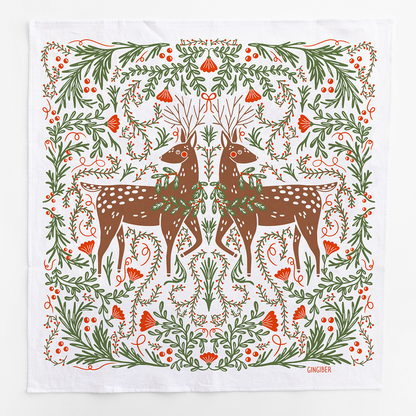 Deer Tea Towel