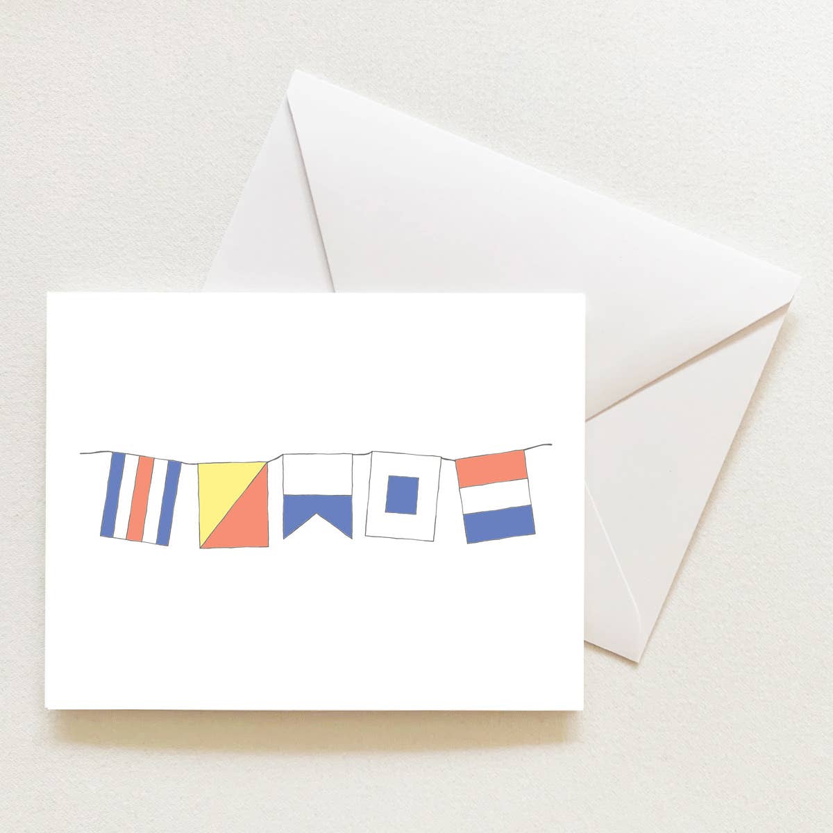Nautical Flags Boxed Note Cards
