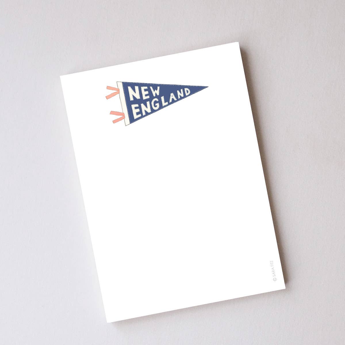 New England Pennant Notepad