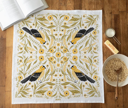 Goldfinch Tea Towel - Henry + Olives