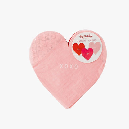 Heart Shaped Paper Napkin Set - Henry + Olives