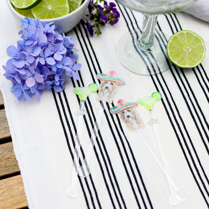 Margarita Dog Acrylic Stir Sticks - Henry + Olives