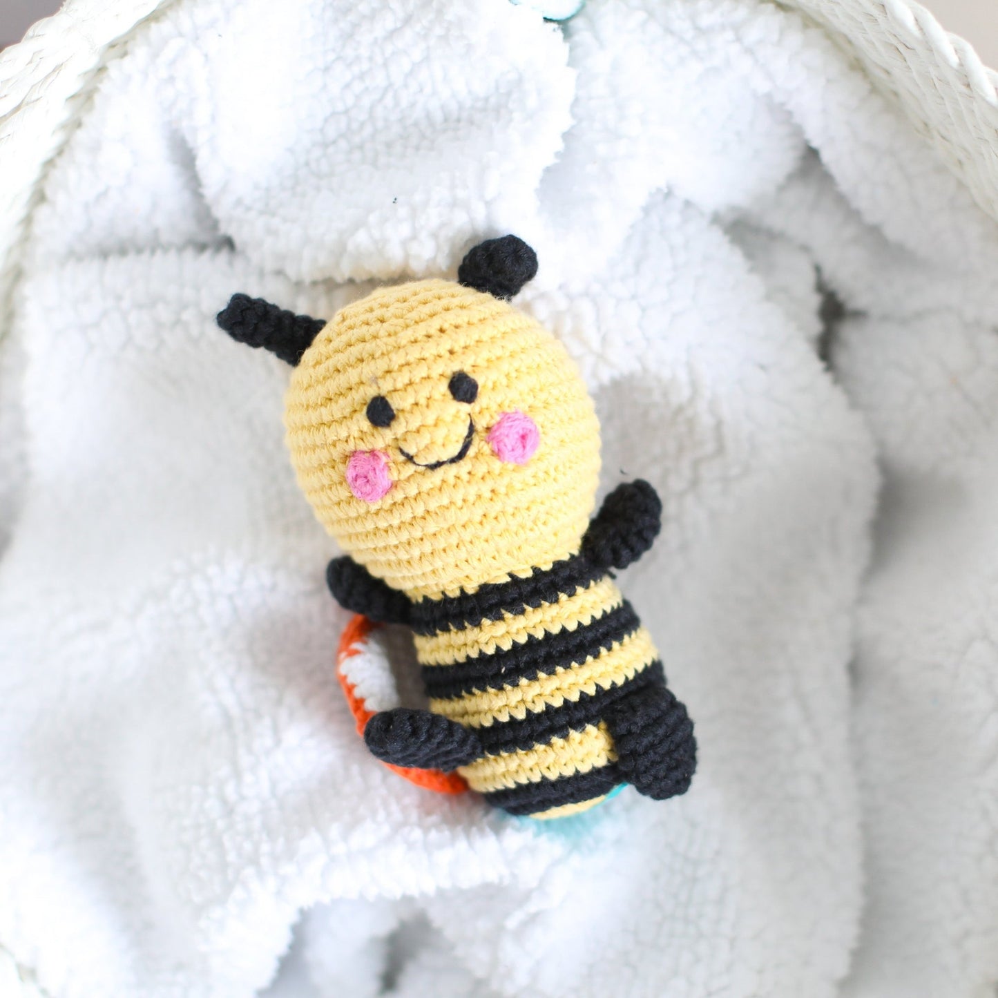 Organic Bumblebee Rattle - Henry + Olives