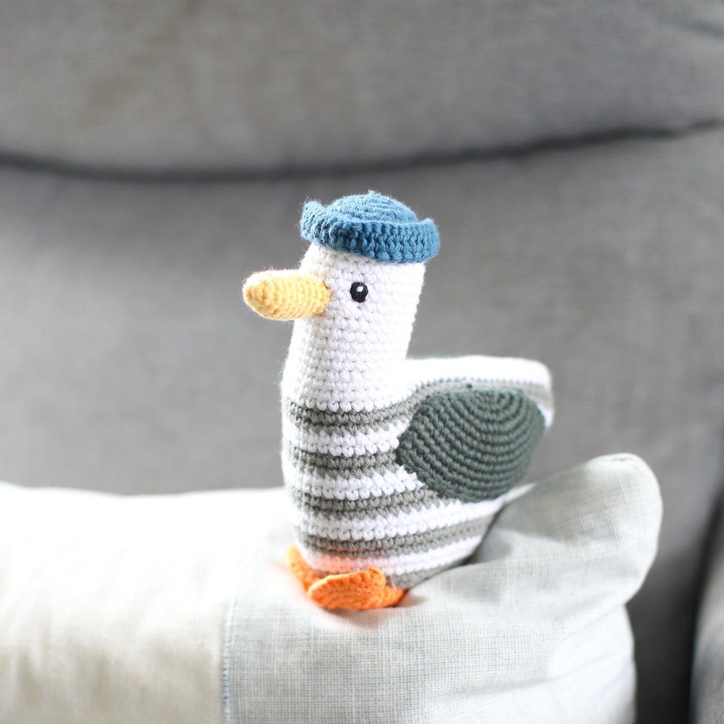 Organic Plush Seagull Toy - Henry + Olives