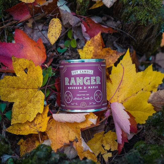 Ranger 8 oz Soy Candle - Bourbon + Maple - Henry + Olives