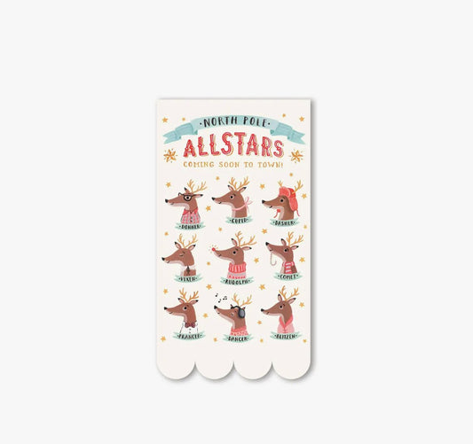 Rudolph + Friends All Stars Dinner Napkins - Henry + Olives