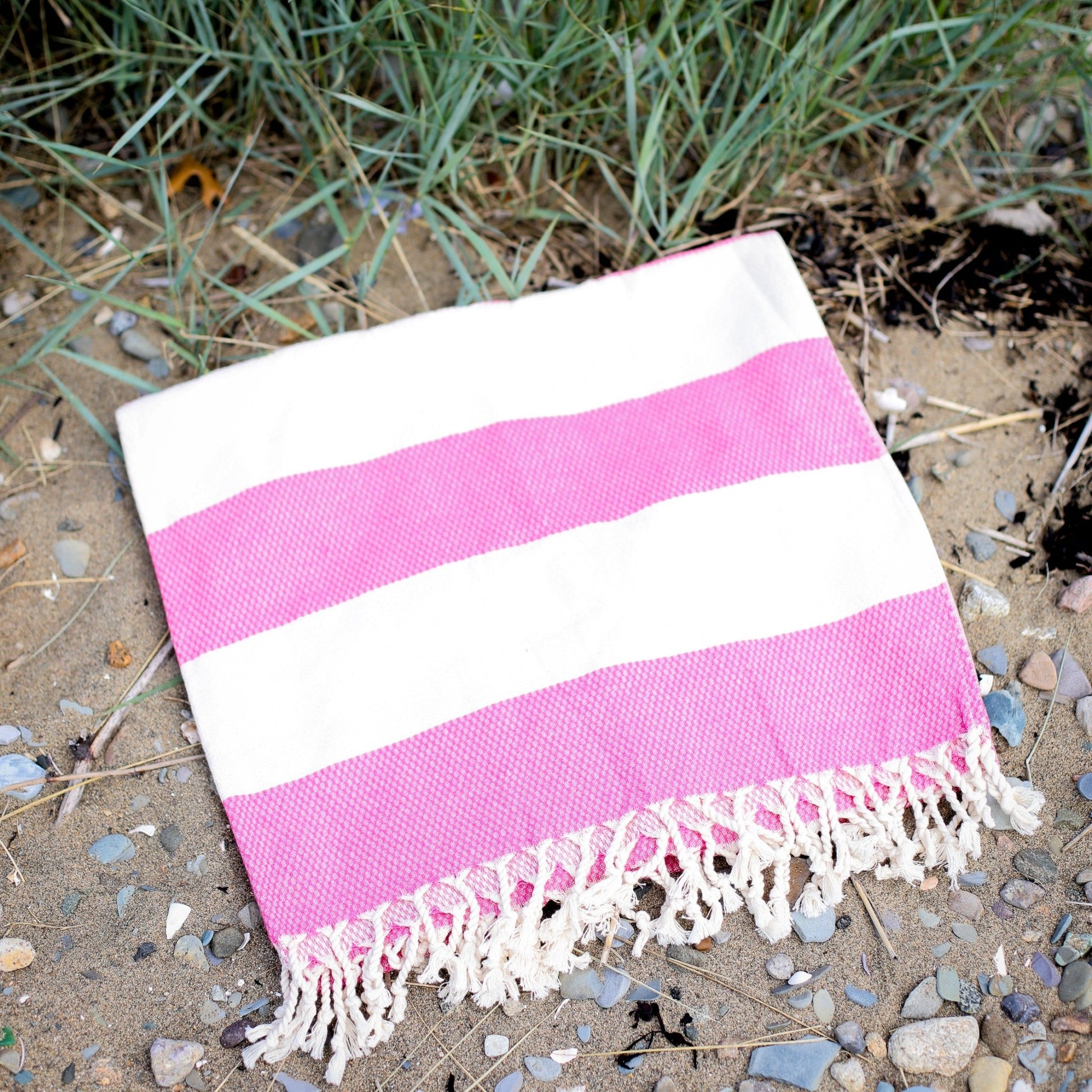 Turkish Beach Towel | Pink - Henry + Olives